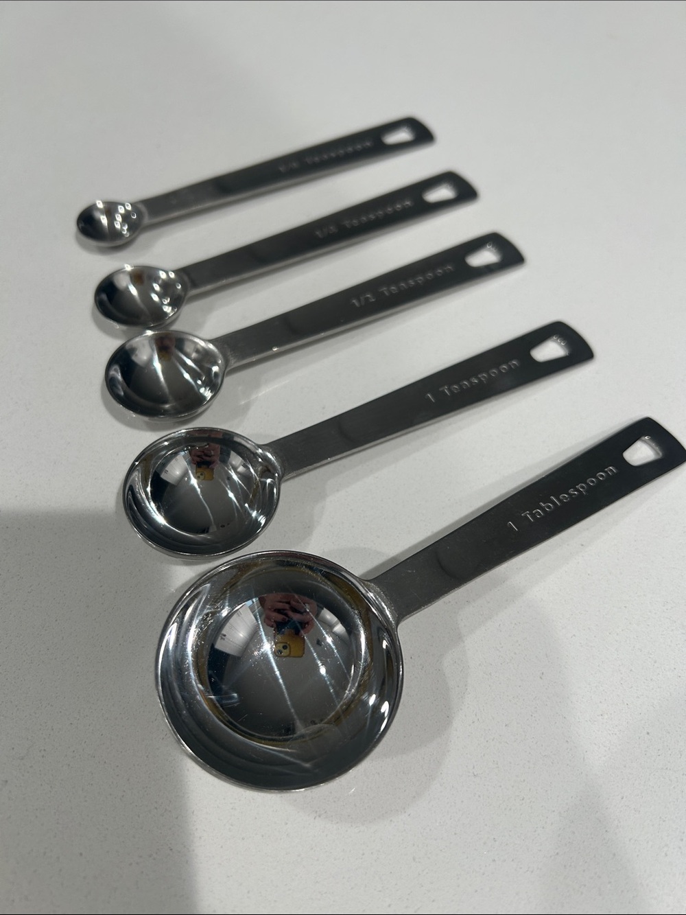 Williams Sonoma Stainless Steel Measuring Spoon Set of 5